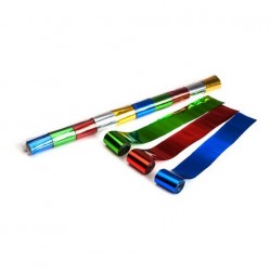 Metallic Stadium Streamers, folie 10 bucati, 20m x 5cm - Multicolour, MagicFX STR08MC