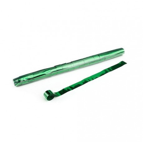 Metallic Stadium Streamers, folie 20 bucati, 20m x 2.5cm - Green, MagicFX STR13DG