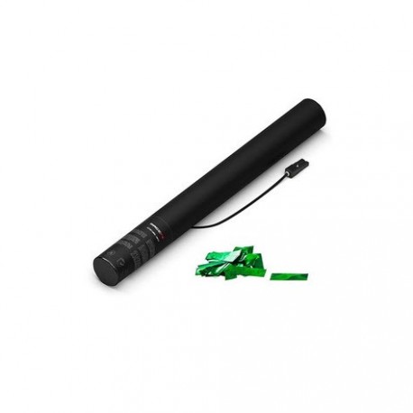 Electric Cannon - Confetti - Green Metallic, 50 cm, MagicFX EC03DGM