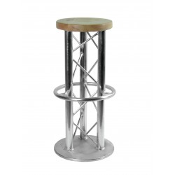 Scaun Alutruss Bar stool with ground plate