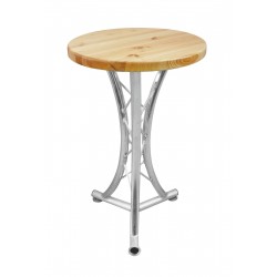 Masa Alutruss Bistro table, curved