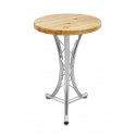 Masa Alutruss Bistro table, curved