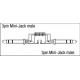Cablu audio Jack 3.5 stereo la Jack 3.5 stereo DAP Audio FL-453-3m