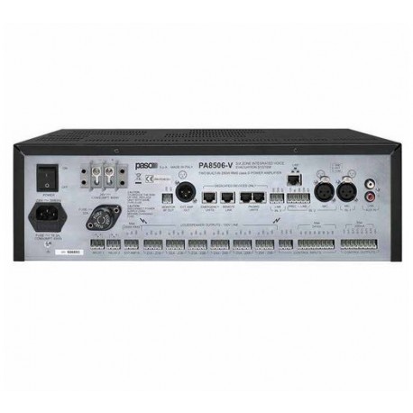 Sistem de voce integrat pentru evacuare EN-54 Paso PA8506-V