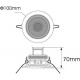 Difuzor plafon 100V Omnitronic CS-2.5W