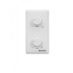 Controller volum stereo si selector program Omnitronic 30W mono wh