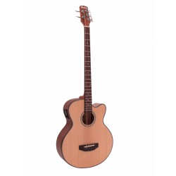 Chitara electro-acustica bass, 5 coarde, Dimavery AB-455, natur