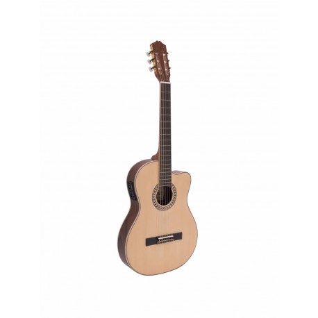 Chitara clasica Thinline, Dimavery TB-100, natur