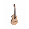 Chitara clasica Thinline, Dimavery TB-100, natur