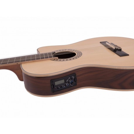 Chitara clasica Thinline Dimavery TB-100 nature
