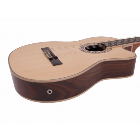 Chitara clasica Thinline Dimavery TB-100 nature