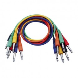 Set 6 cabluri Jack 6.3 mono la Jack 6.3 mono DAP Audio FL-1160