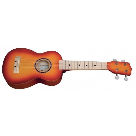 Ukulele soprano, Gewa VGS SOPRAN UKULELE MODEL 1 (Rosu-galben Sunburst)