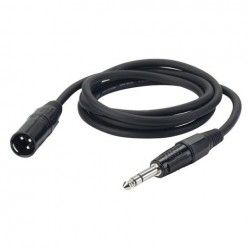 Cablu audio Jack 6.3 stereo la XLR tata DAP Audio FL-04150-1.5m