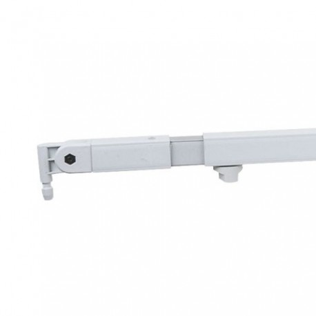 Suport telescopic Showtec pentru cortina 90-120cm alb