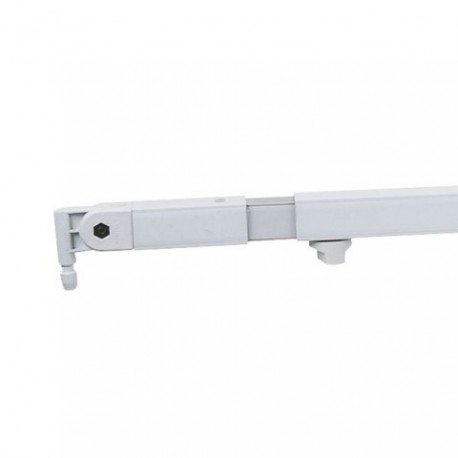 Suport telescopic Showtec pentru cortina 120-180cm alb