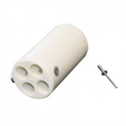 Conector Showtec 4-way connector replacement 40.6mm alb