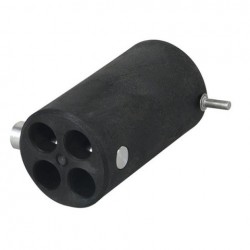 Conector Showtec 4-way connector replacement 45.7mm negru