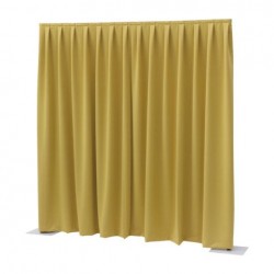 Cortina Showtec P&D Curtain - Dimout 300x400cm galbena