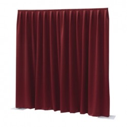 Cortina Showtec P&D Curtain - Dimout 300x400cm rosie