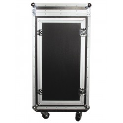 Flightcase combo 17U cu roti, Roadinger