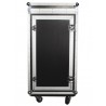 Flightcase combo 17U cu roti, Roadinger