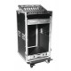 Flightcase combo 17U cu roti, Roadinger
