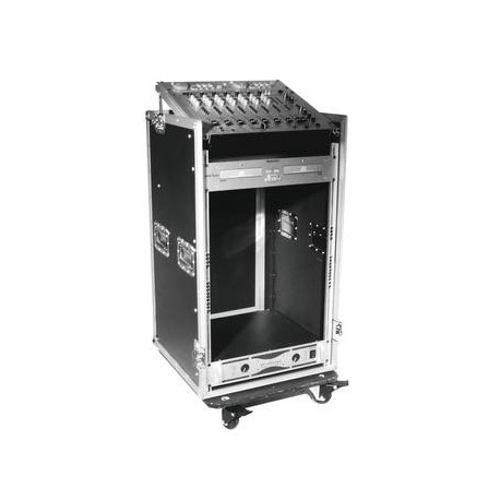Flightcase combo 17U cu roti, Roadinger