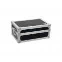 Case profesional pentru mixer, variabil, 6U, negru, Roadinger MCV-19