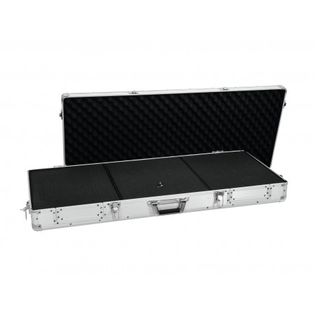 Flight case profesional Universal Console spuma 1090x480x155 argintiu Roadinger