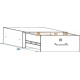 Sertar rack 4U cu incuietoare Omnitronic