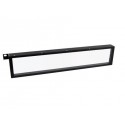 Capac frontal metalic / transparent 1U pentru rack Omnitronic
