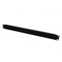 Panoul frontal Z-19U, otel, negru 1U Omnitronic
