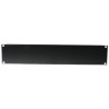 Panoul frontal Z-19U, otel, negru 2U Omnitronic