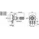 Potentiometru mono Monacor VRA-141M10