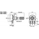 Potentiometru mono Monacor VRA-100M10