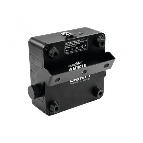 LED spotlight AKKU Flat Light 1 black Eurolite