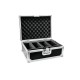 Flightcase 4x AKKU Flat Light 1 Roadinger