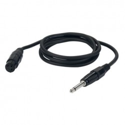 Cablu audio Jack 6.3 mono la XLR mama (nebalansat) DAP Audio FL-023-3m