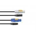 Combi Cable DMX PowerCon/XLR 5m Sommer cable