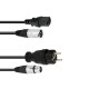 Combi Cable Safety Plug/XLR 15m PSSO