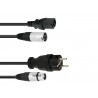 Combi Cable Safety Plug/XLR 20m PSSO