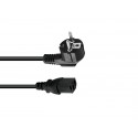 Cablu universal Omnitronic IEC Power Cable 3x0.75 0.6m bk