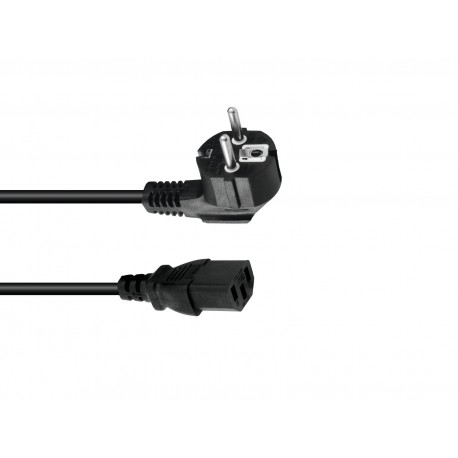 Cablu universal Omnitronic IEC Power Cable 3x0.75 0.9m bk