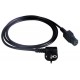 Cablu universal Omnitronic IEC Power Cable 3x0.75 0.9m bk