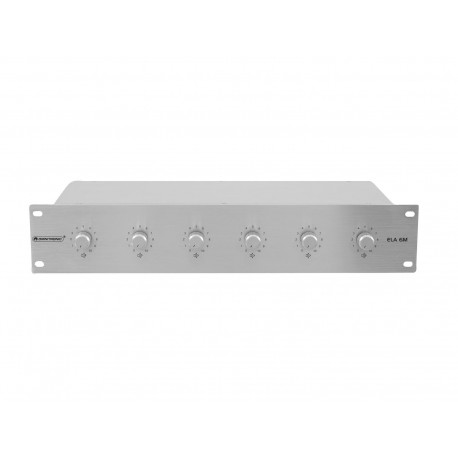 Controller volum PA 6-zone mono vol contr 5W sil Omnitronic