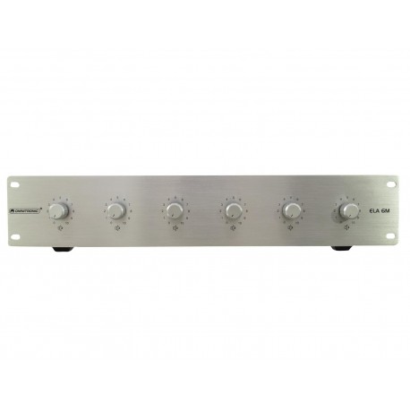 Controller volum PA 6-zone mono vol contr 5W sil Omnitronic