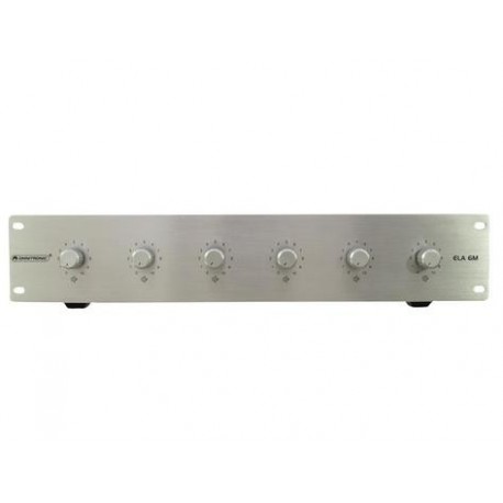 Controller volum PA 6-zone mono vol contr 5W sil Omnitronic