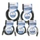 Cablu audio balansat XLR tata - XLR mama, 3 pini , 6 m , Dap Audio FLX-016-6m