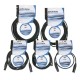 Cablu audio balansat XLR tata - XLR mama, 3 pini, 10 m, Dap Audio FLX-0110-10m